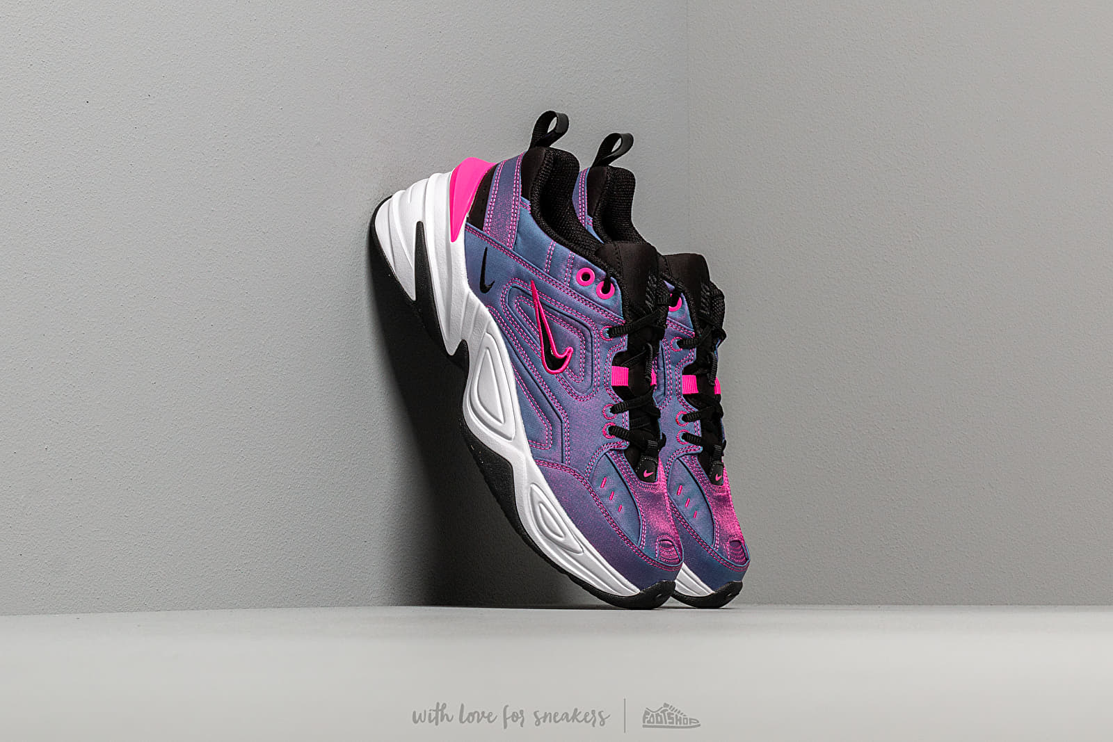 Women s shoes Nike W M2K Tekno Se Laser Fuchsia Black White Footshop