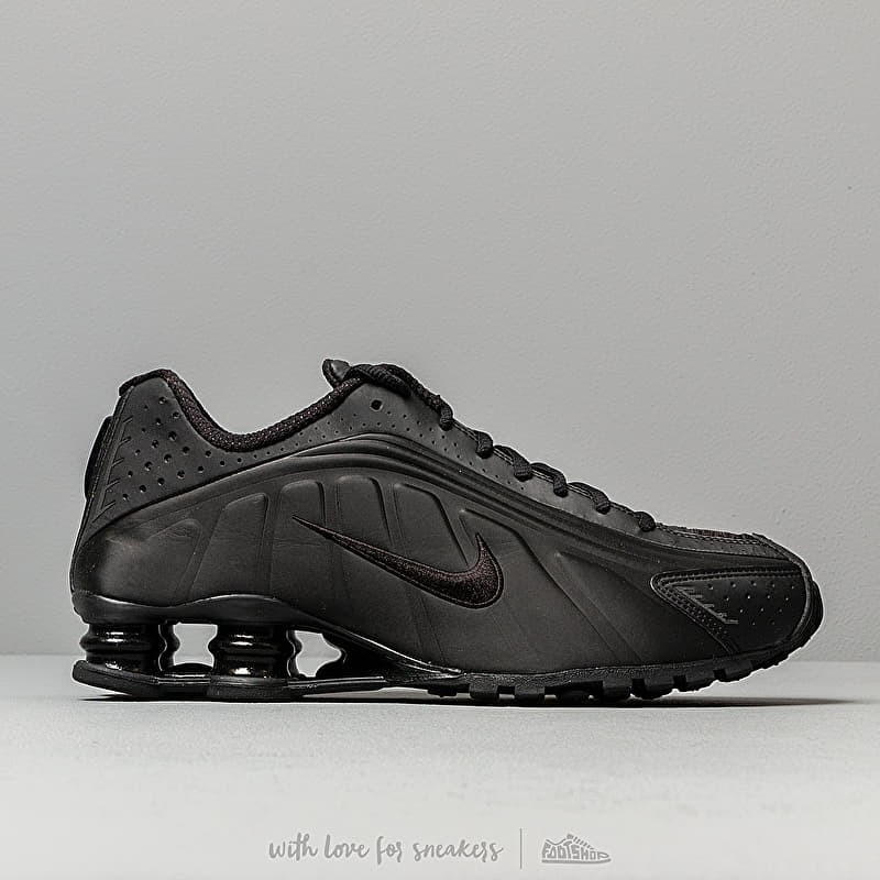 ① Nike Shox R4 Black/ Black-Black-White | Footshop