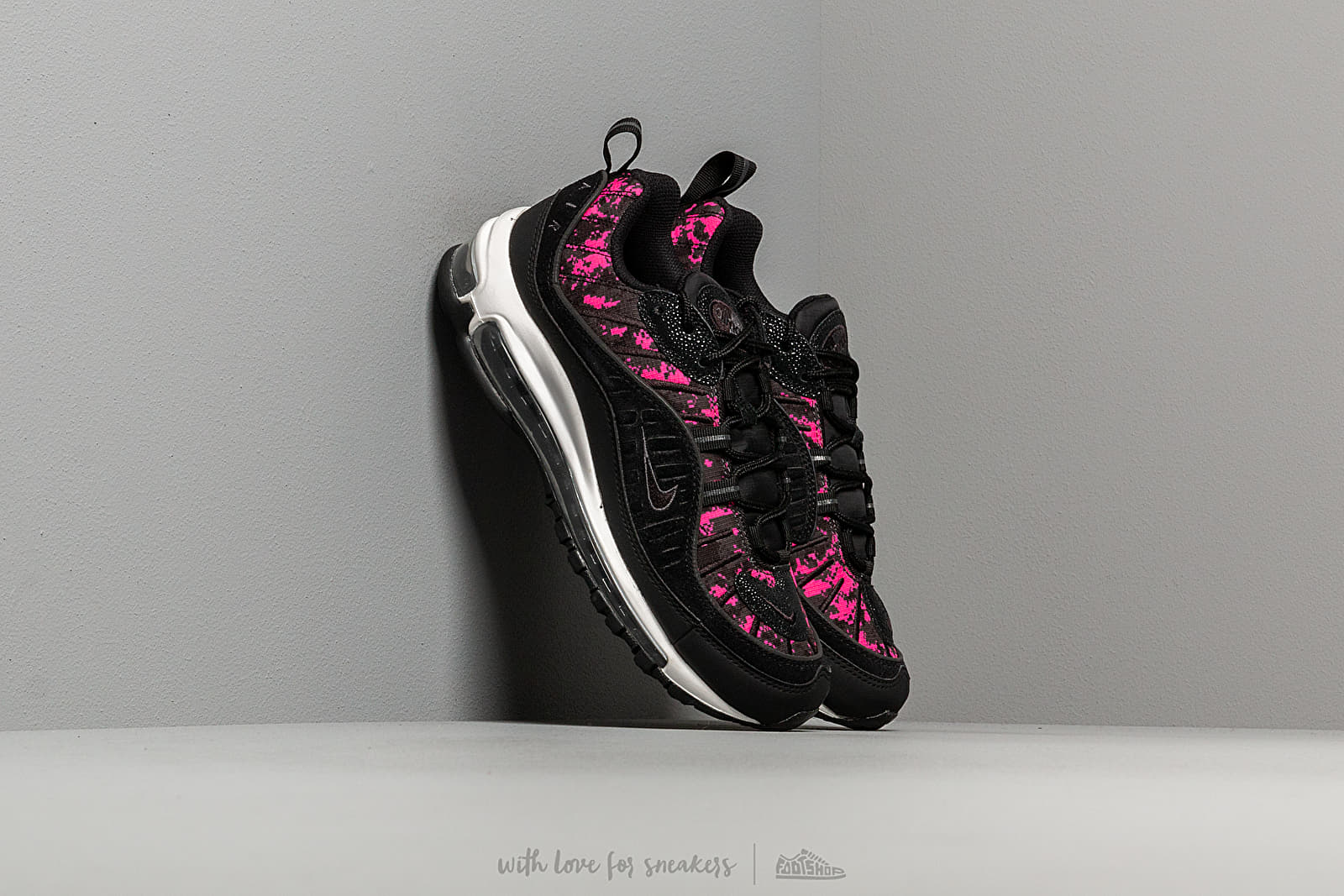 Women's shoes Nike W Air Max 98 Premium Black/ Black-Hyper Pink