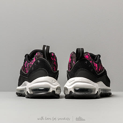 Black and pink air max 98 shop