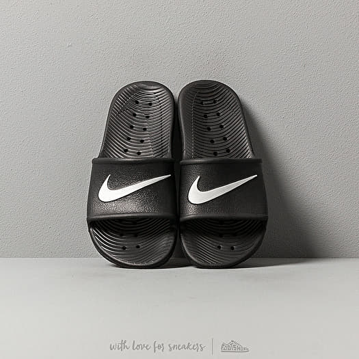 Women s shoes Nike Kawa Shower GS PS Black White Footshop