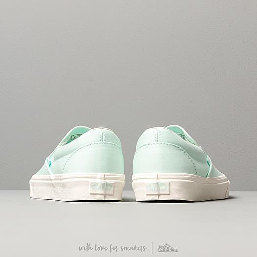 Brushed twill slip on vans top