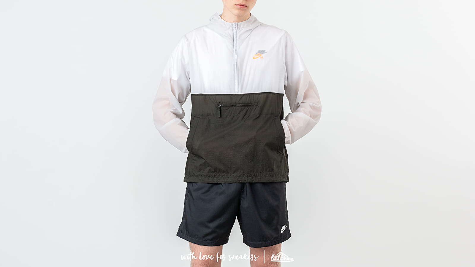 Chaquetas Coach Nike SB Anorak Jacket Vast Grey/ Sequoia/ Orange Pulse