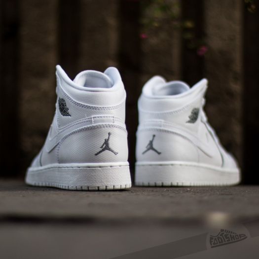 Jordan 1 mid sale white cool grey