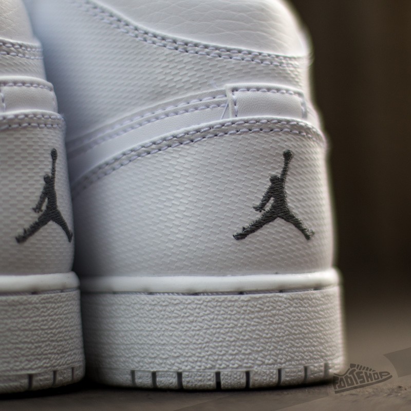 Buty męskie Air Jordan 1 MID White/Cool Grey-White