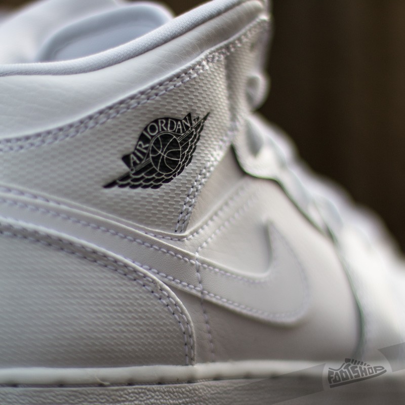 Buty męskie Air Jordan 1 MID White/Cool Grey-White