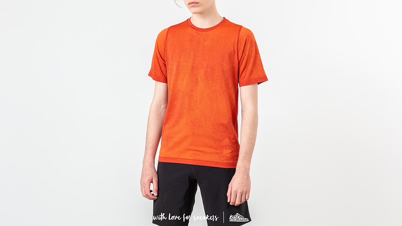 T-Shirts adidas x Undefeated Knit Tee Orange