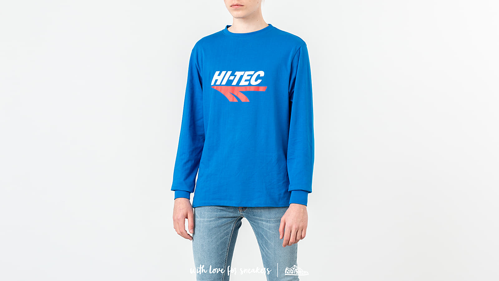 T-shirts PACCBET x HI-TEC Long Sleeve Tee Blue