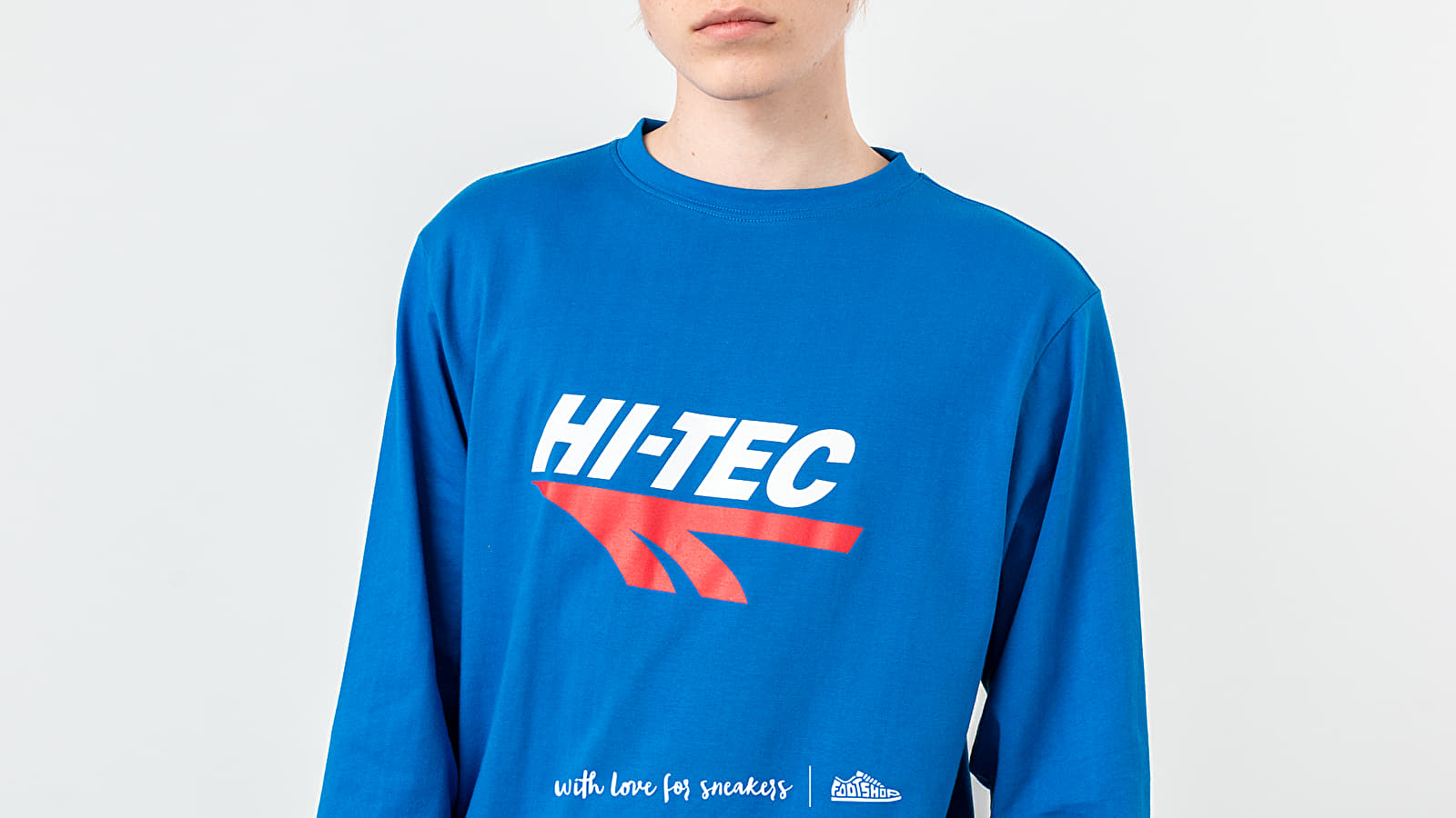 T-shirts PACCBET x HI-TEC Long Sleeve Tee Blue