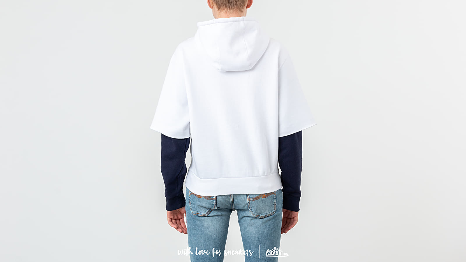 Felpe PACCBET x Russell Athletic Hoodie White