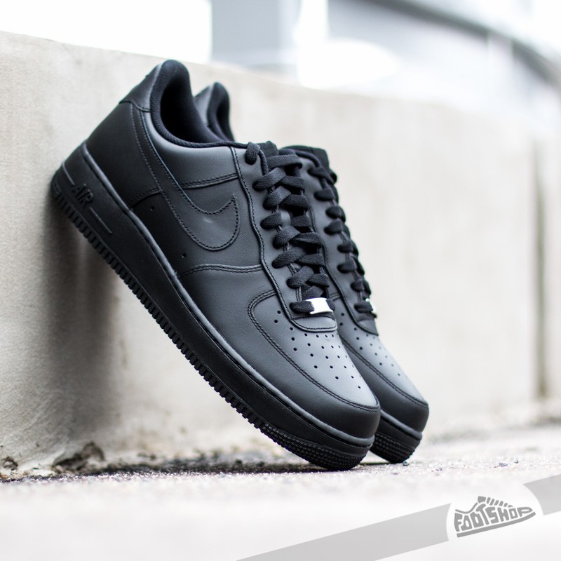 Dámské tenisky a boty Nike Air Force 1 (GS) Black/ Black-Black