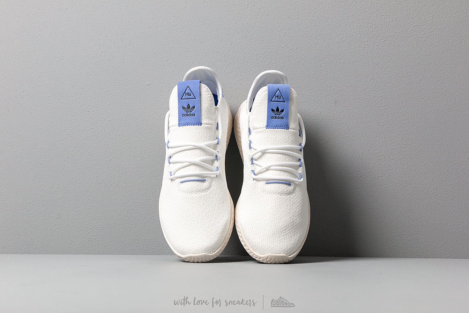 Adidas originals pw tennis hu trainers in white hotsell