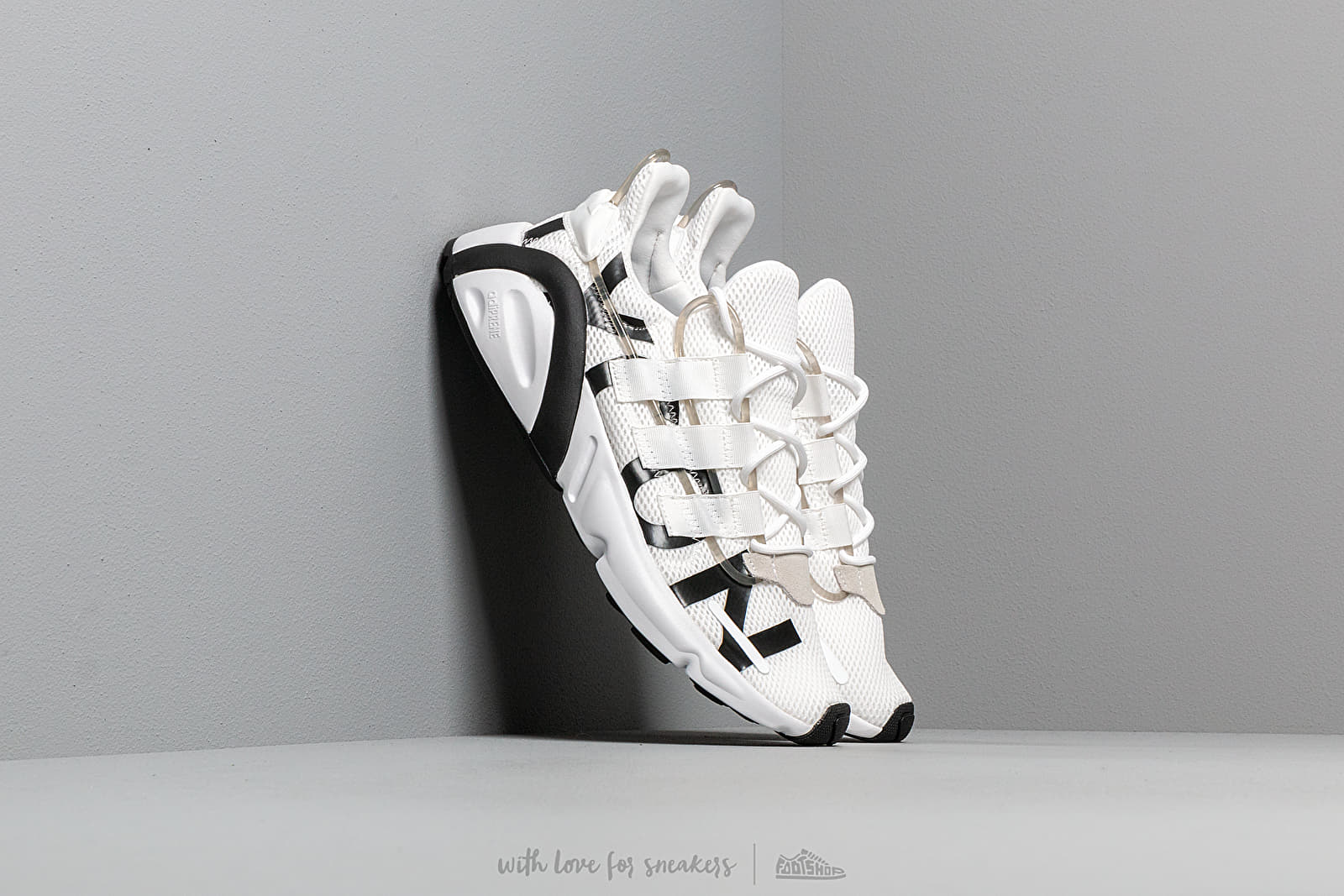 Adidas lxcon white black clearance