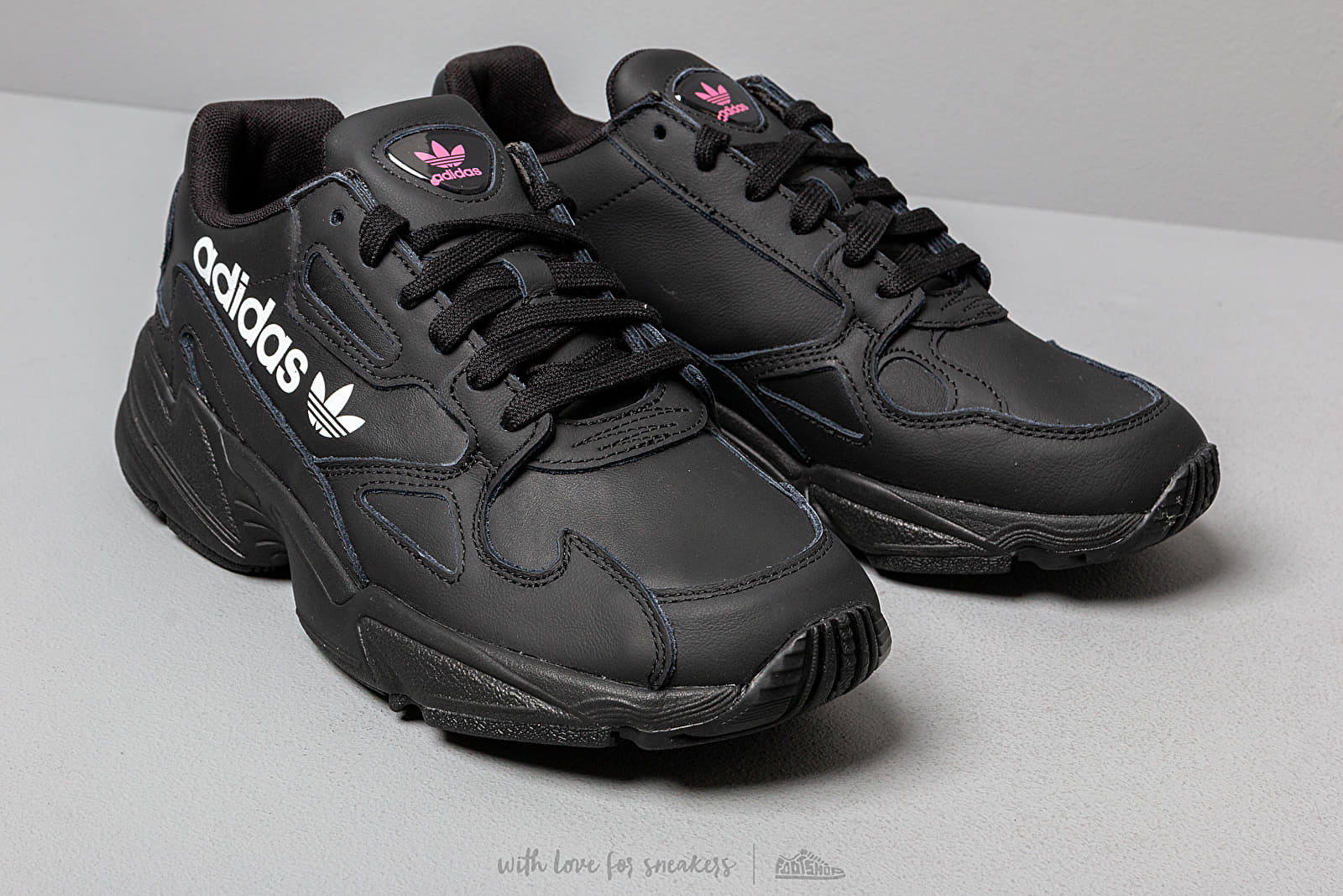 Women s shoes adidas Falcon W Core Black Core Black Ftw White Footshop