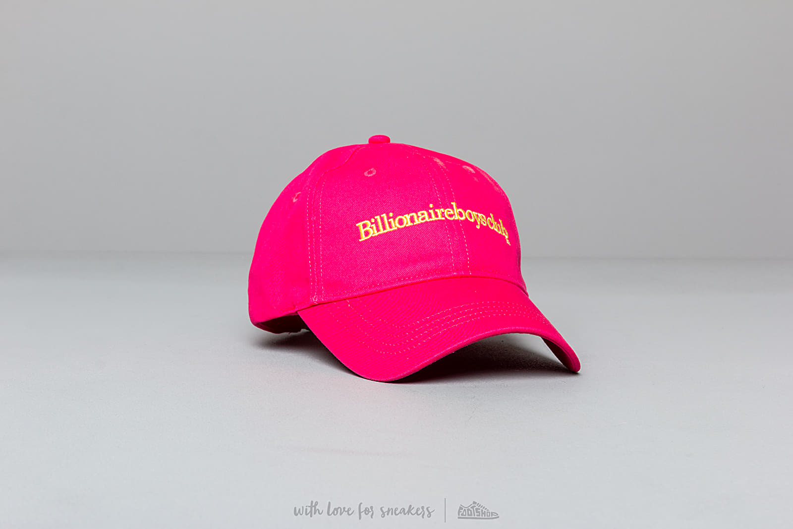 Caps Billionaire Boys Club Embroidered Curved Visor Cap Pink