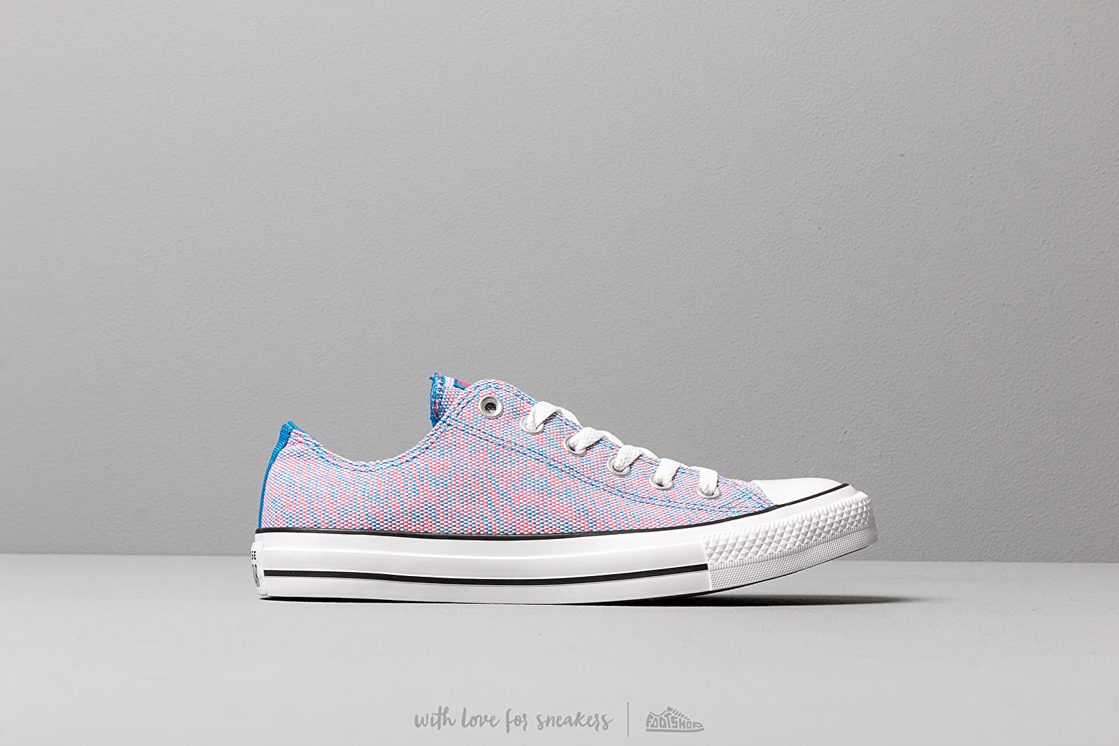 Naisten kengät Converse Chuck Taylor All Star OX Totally Blue/ Racer Pink/ White