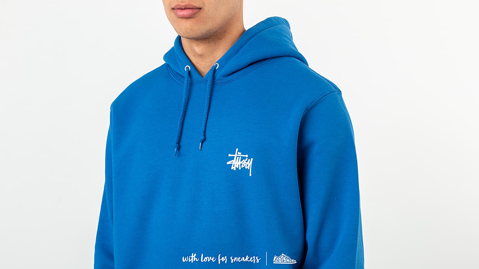 Hoodies and sweatshirts St ssy Basic Hoodie Blue Footshop