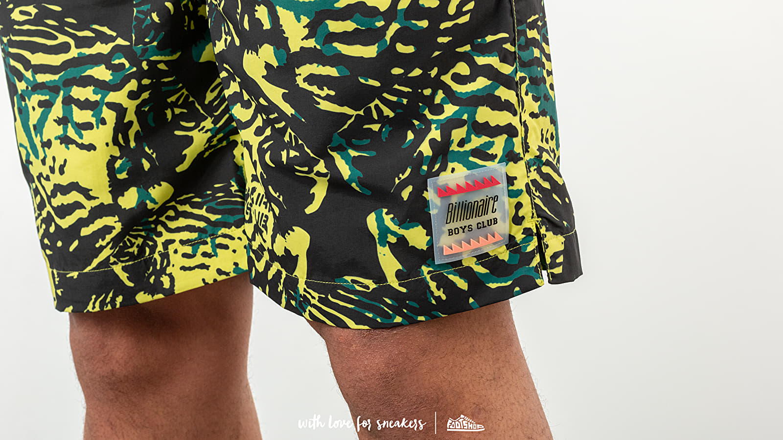 Shorts Billionaire Boys Club Fish Camo Shorts Yellow