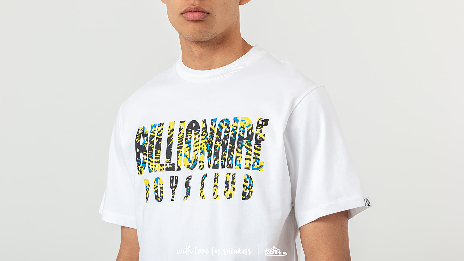 T-Shirts Billionaire Boys Club Pigment Dyed Fish Camo Tee White