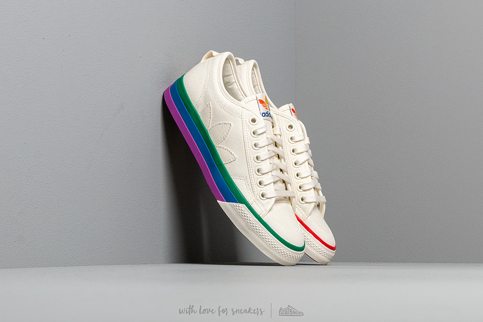 Men s shoes adidas Nizza Pride Off White Off White Off White Footshop