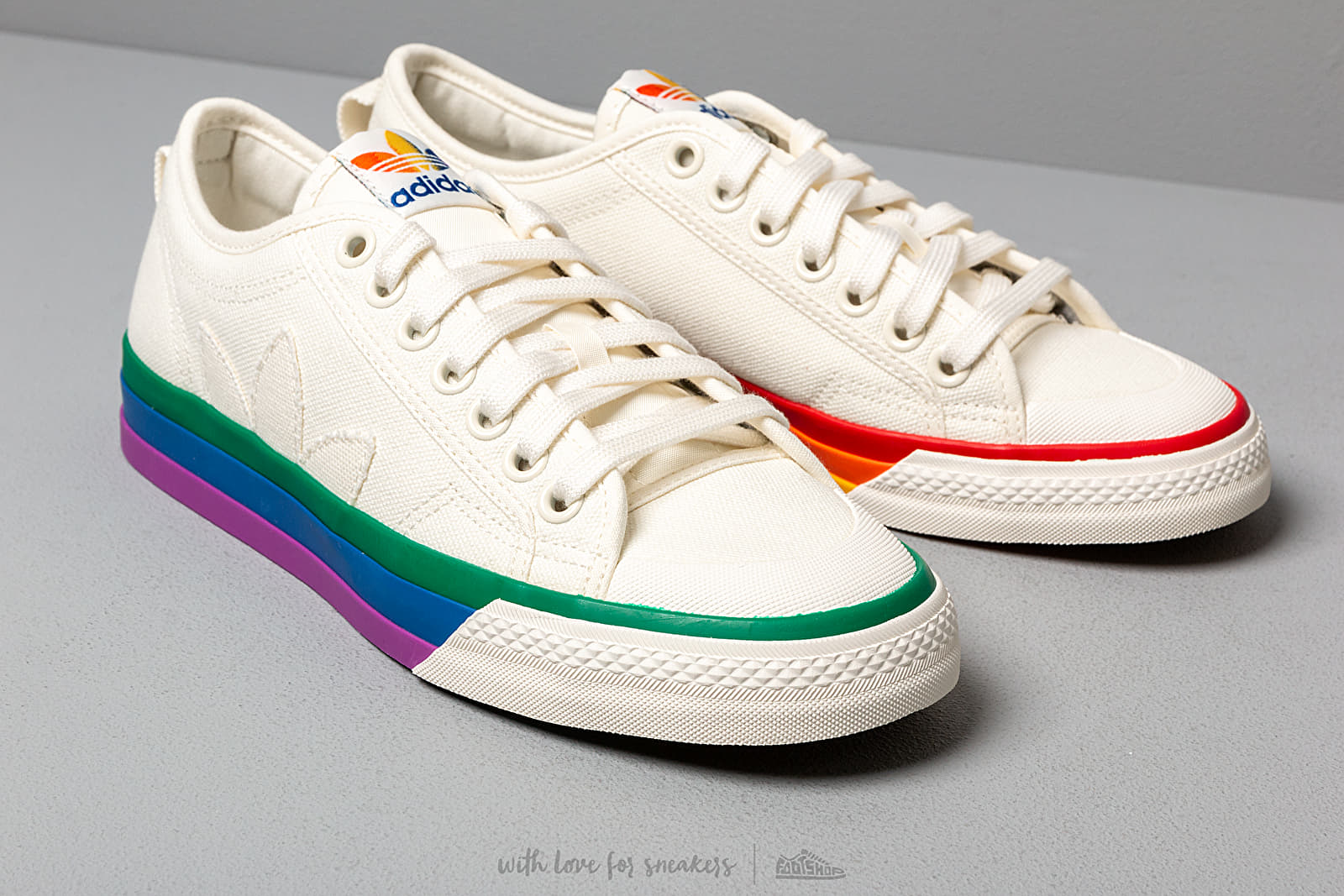 Men s shoes adidas Nizza Pride Off White Off White Off White Footshop