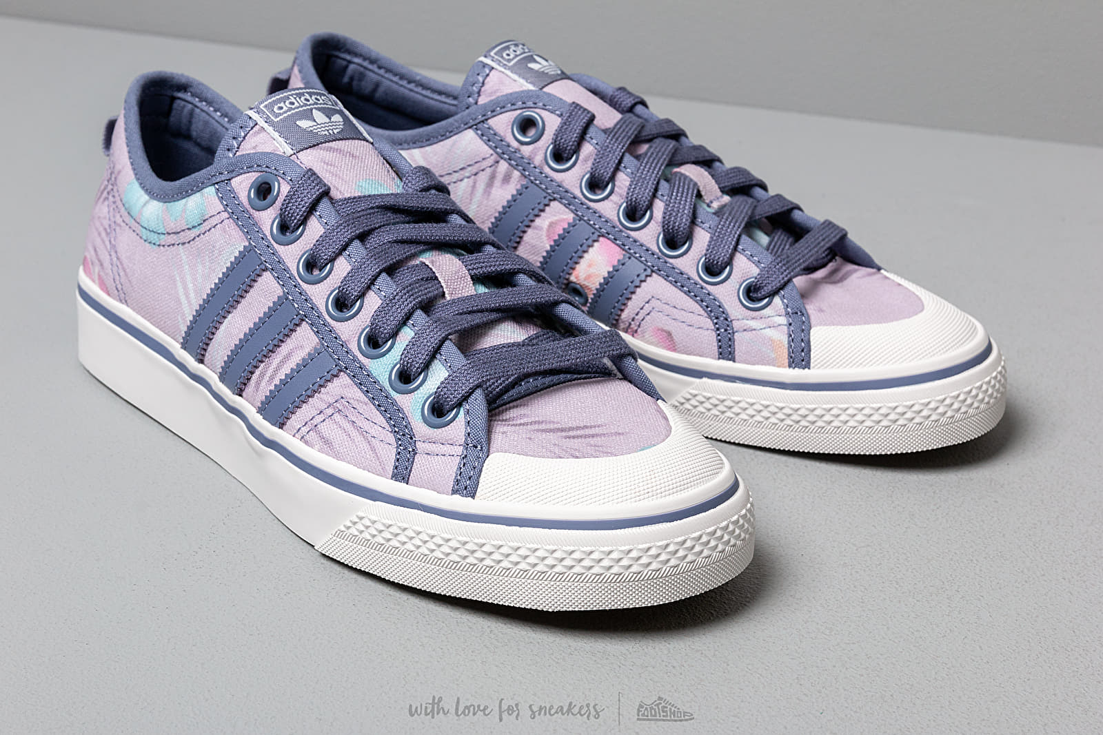 Raw indigo adidas top