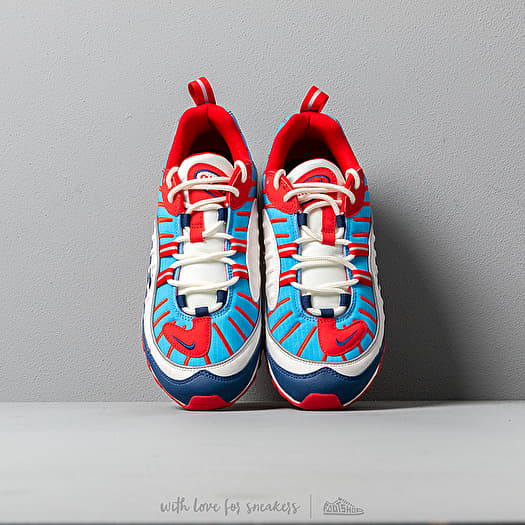 Women s shoes Nike W Air Max 98 Summit White Blue Void University Red Footshop