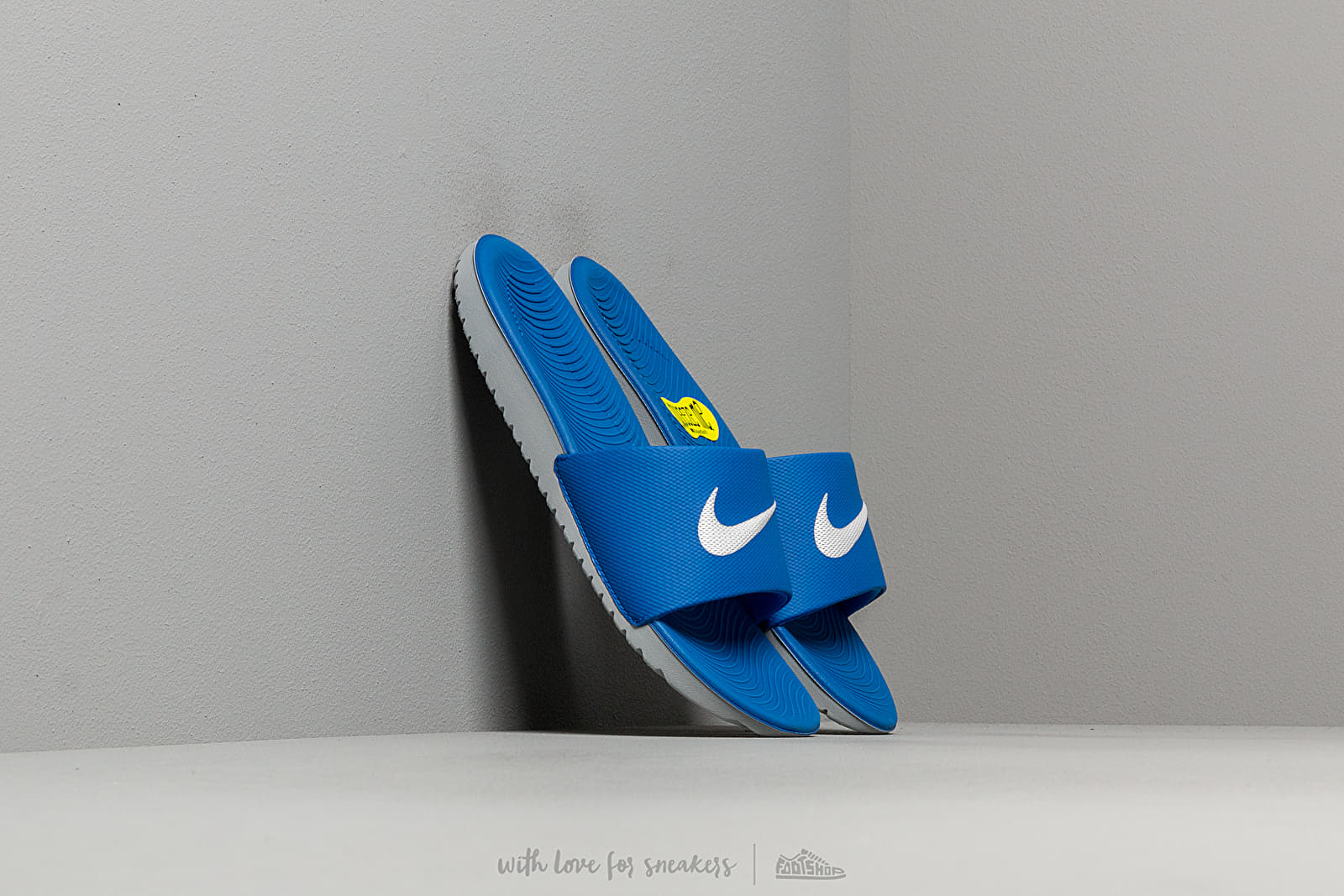 Sneaker und Schuhe für Kinder Nike Kawa Slide (GS/PS) Hyper Cobalt/ White