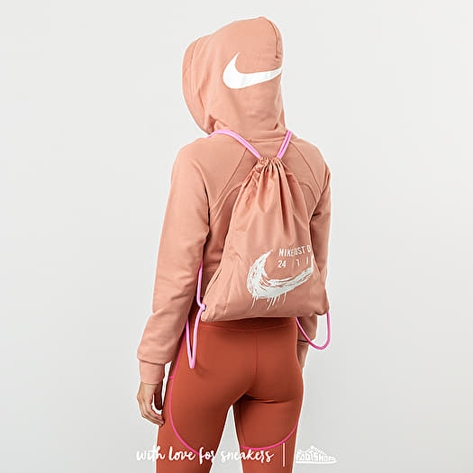 Gymsacks Nike Graphic Gym Sack Rose Gold Psychic Pink Footshop