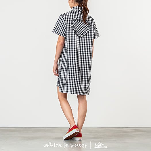 Kleid Lazy Oaf Gingham Heart Shirt Dress