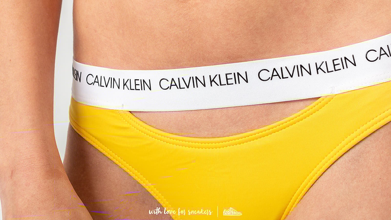 Calvin klein yellow bikini outlet