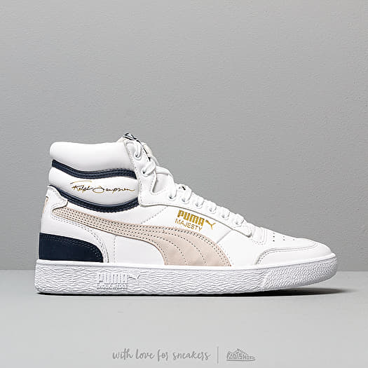 Men s shoes Puma x Ralph Sampson Mid OG Puma White Gray Violet Peacoat Footshop