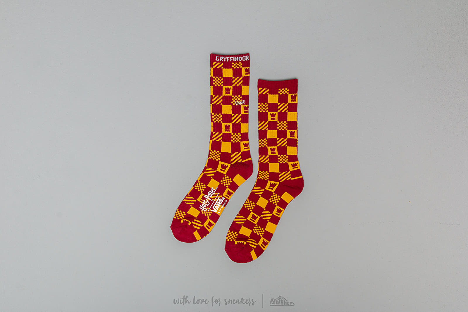 Calzetti Vans x Harry Potter Crew Gryffindor Socks Red/ Yellow