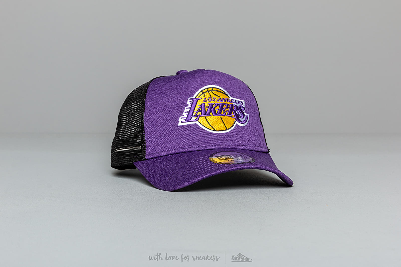 Caps New Era 9Forty NBA A Frame Shadow Tech Los Angeles Lakers Trucker Cap Purple/ Black