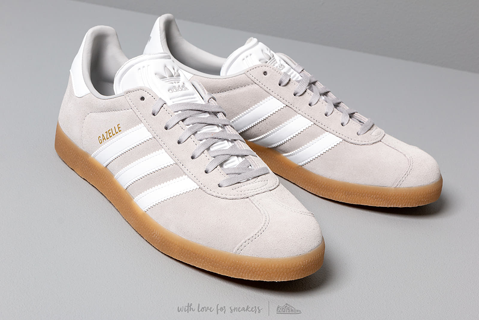 Adidas gazelle grey two sale