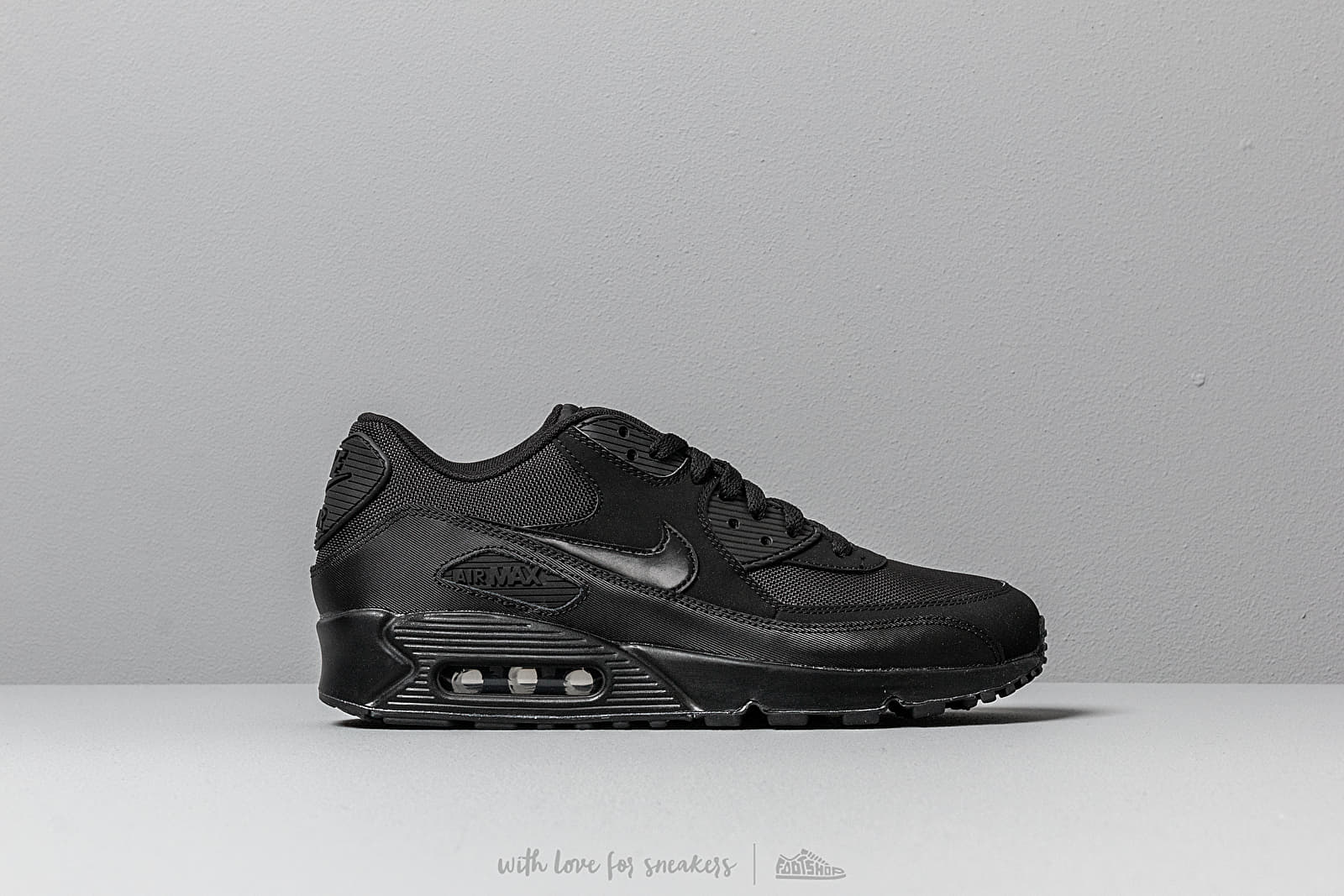 Men's shoes Nike Air Max 90 Essential Black/ Black-Black-Black
