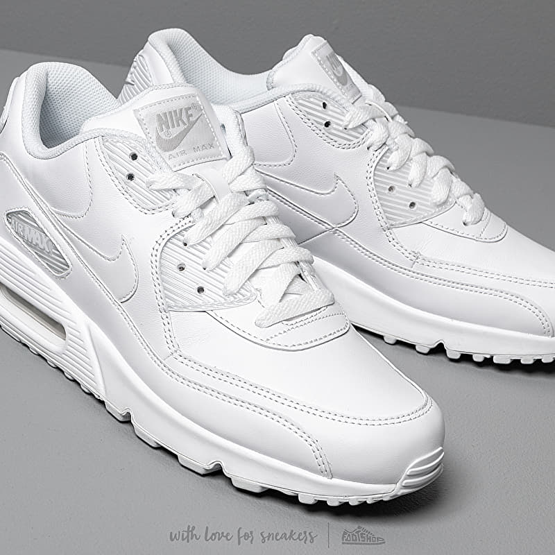 90 leather white nike air maxes Nike Air Max 90 Leather