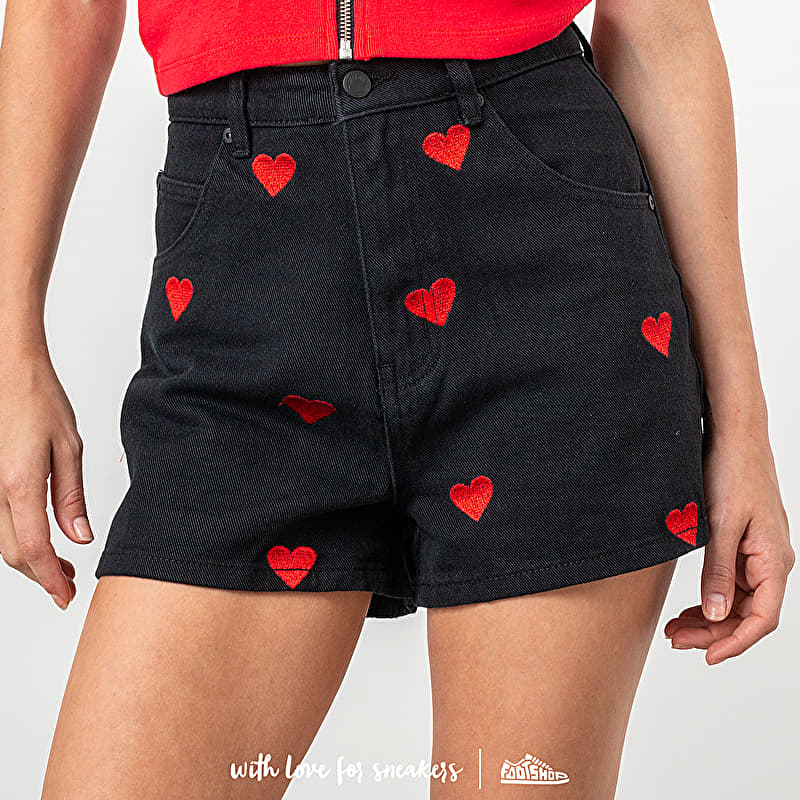 Shorts Lazy Oaf Love Shorts Black (LOW70086BSD) | Footshop