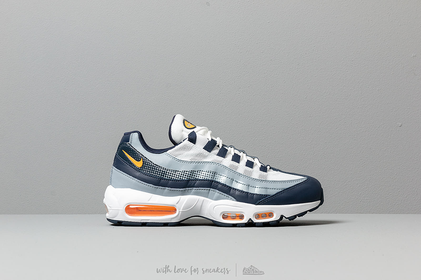 Nike air max 95 sale midnight navy laser orange