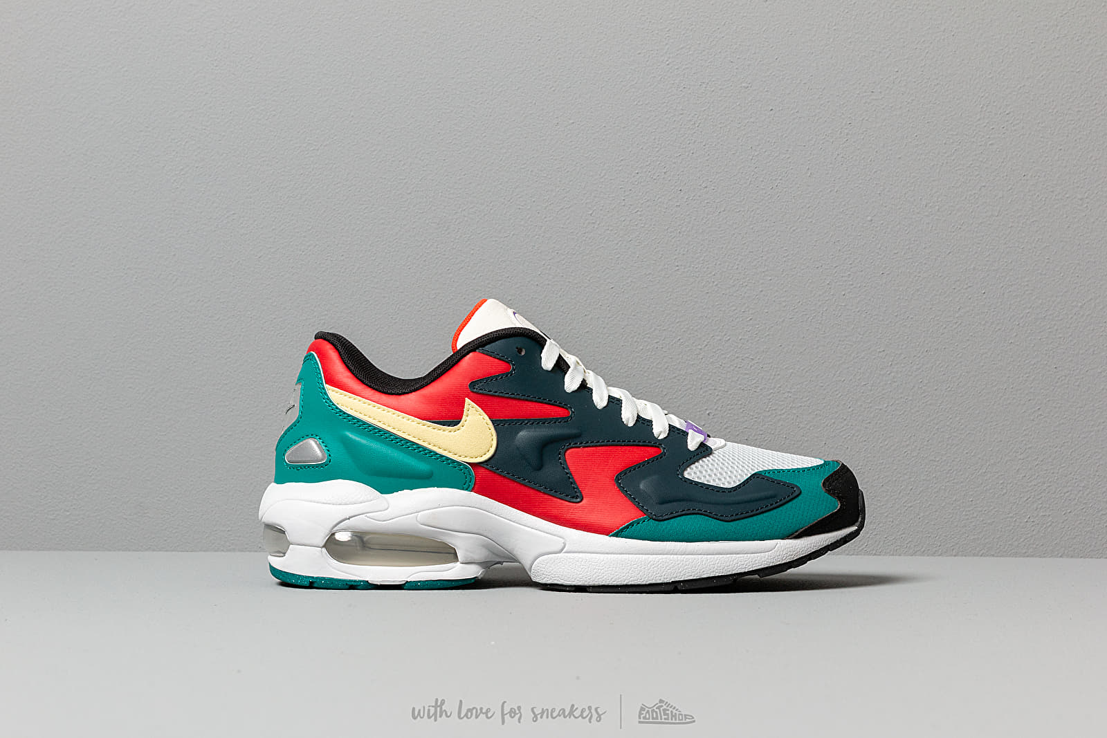 Herren Sneaker und Schuhe Nike Air Max 2 Light SP Habanero Red Armory Navy Radiant Emerald Footshop