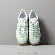 adidas gazelle silver green womens Adidas Gazelle Indoor Clear Mint Black Gum  Lovesick Kicks