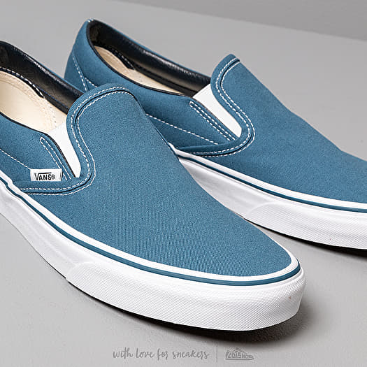 Navy slip on fashion vans