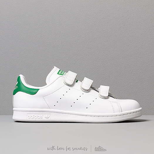国内配送 adidas STAN SMITH CF C FTWR WHITE/FTWR WHITE/GREEN Men's shoes adidas Stan Smith CF Ftw White/ Ftw White/ Green