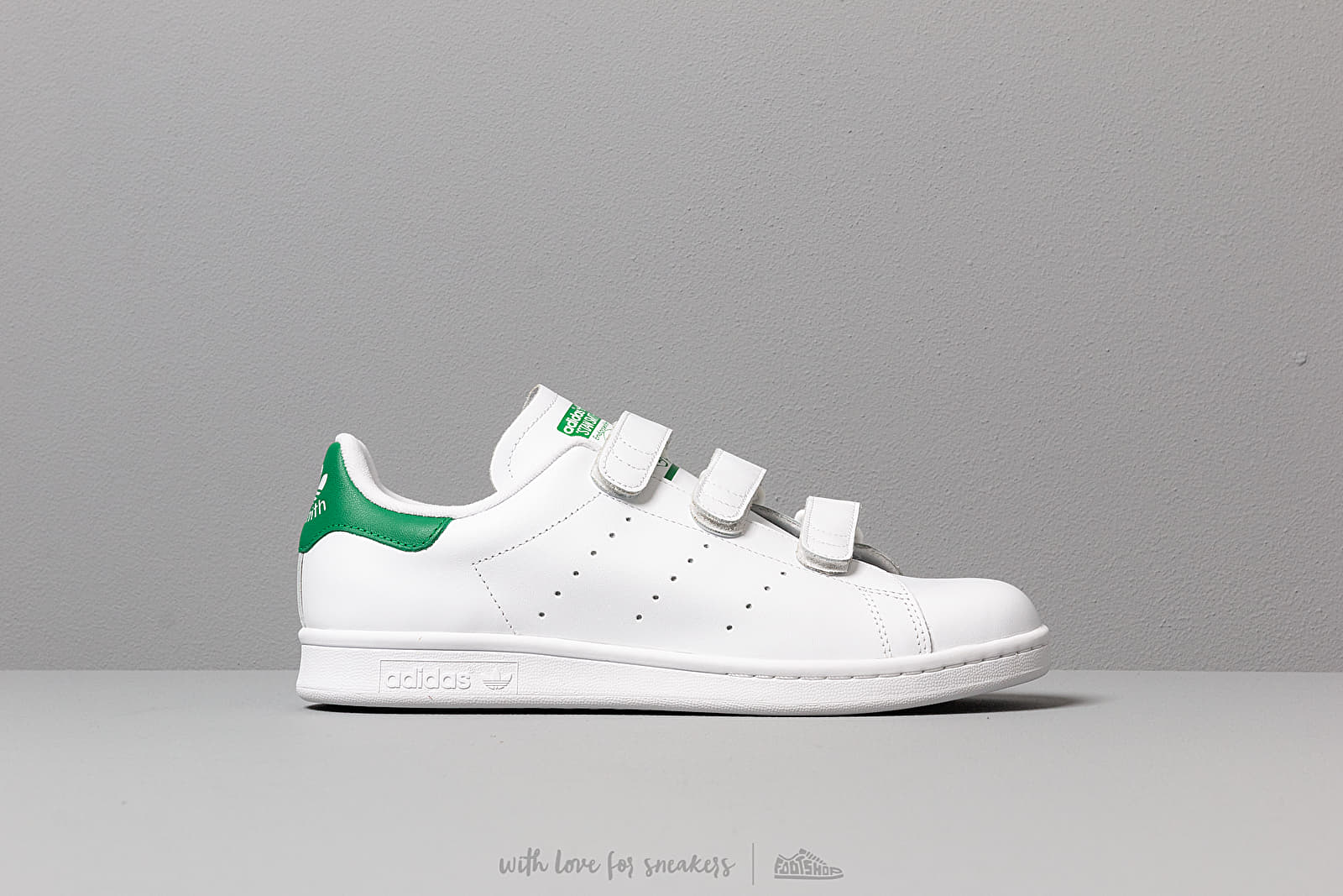 Scarpe uomo adidas Stan Smith CF Ftw White/ Ftw White/ Green