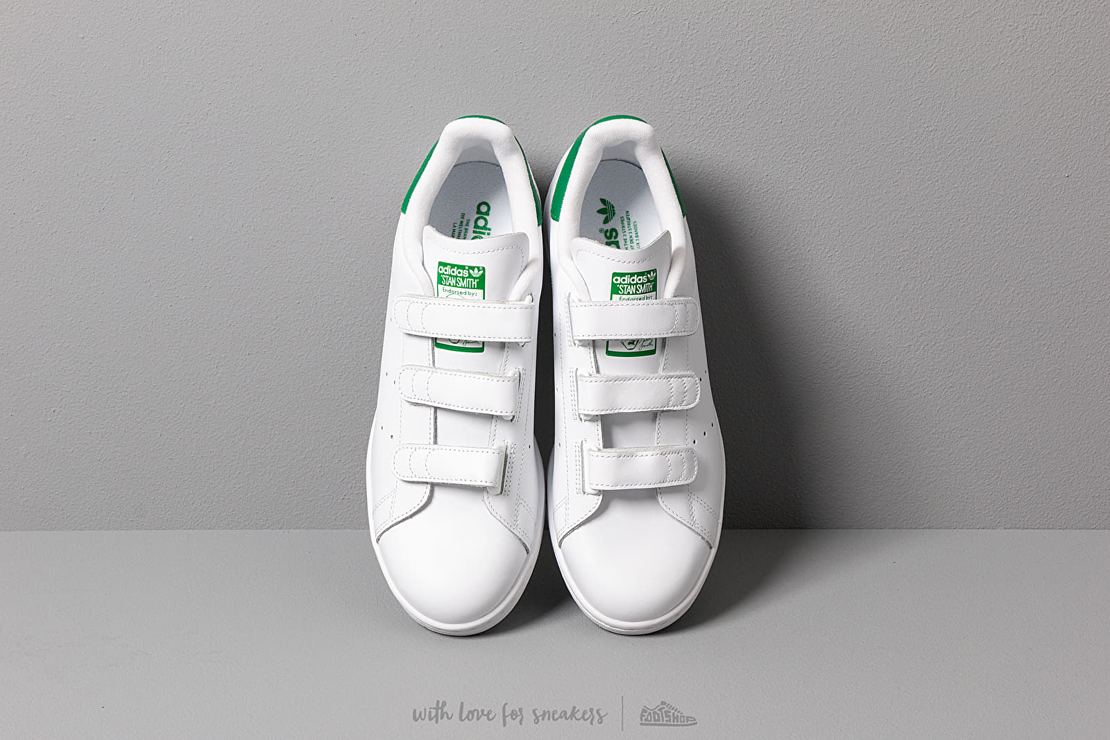 Scarpe uomo adidas Stan Smith CF Ftw White/ Ftw White/ Green