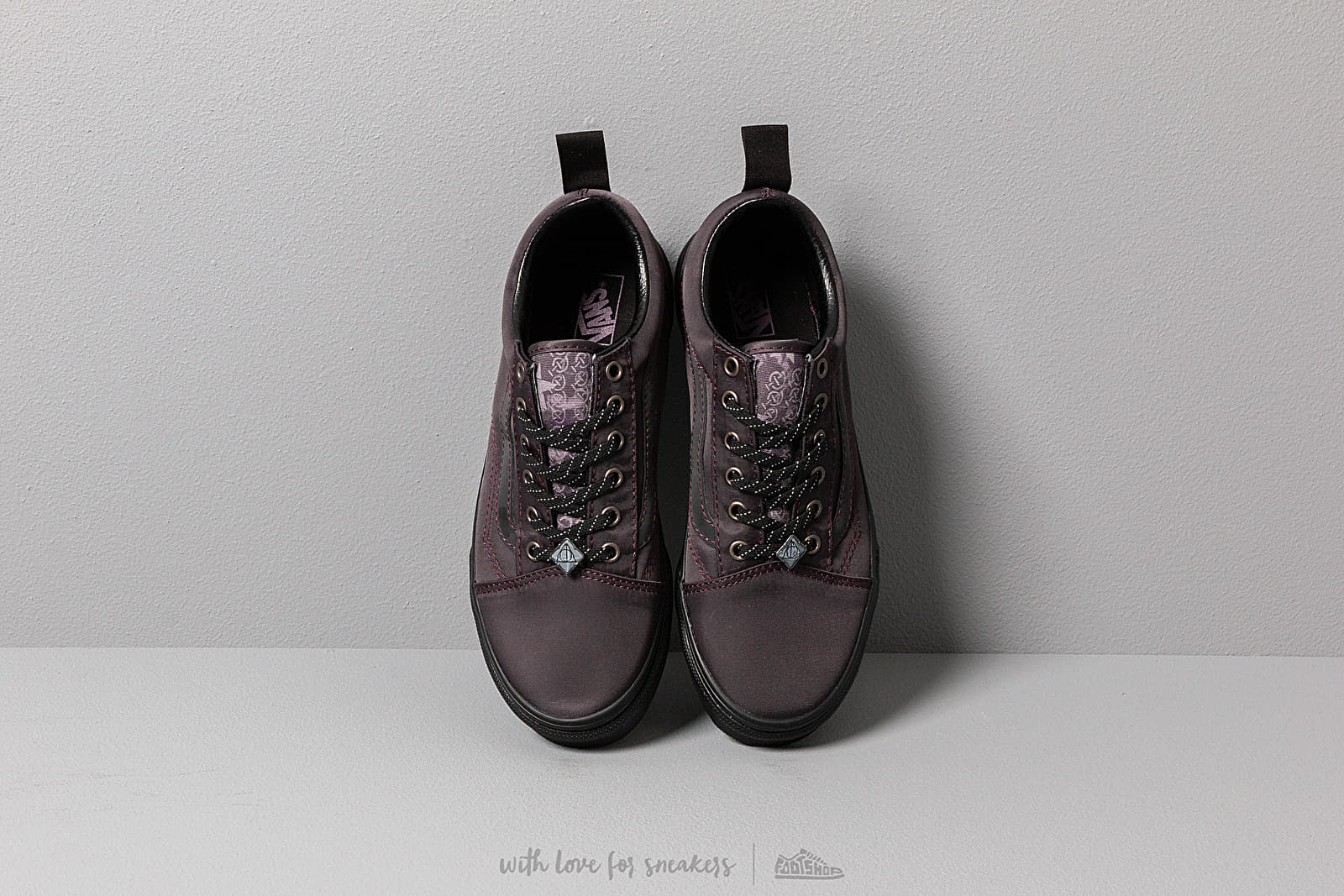 Scarpe e sneakers bambini Vans x Harry Potter Old Skool Elastic Lace Deathly Hallows/ Black