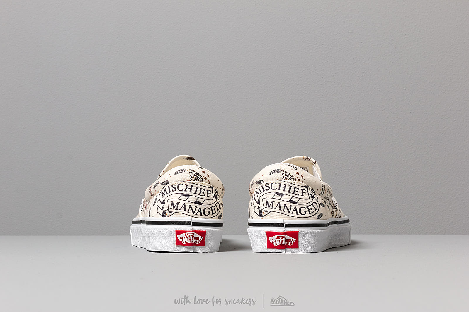 Vans x harry potter slip on marauder's map skate shoe shop