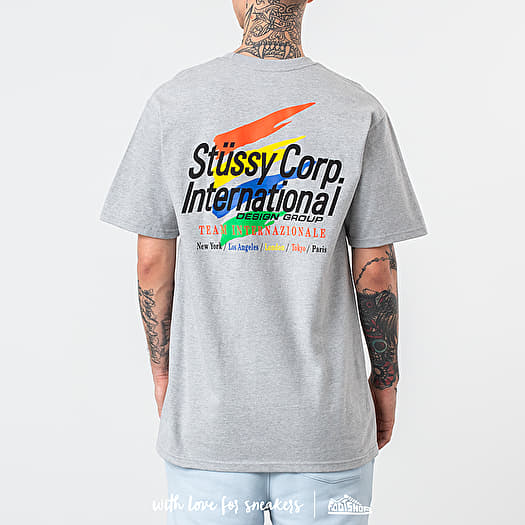 Stüssy International Corp. Tee Grey Heather | Footshop