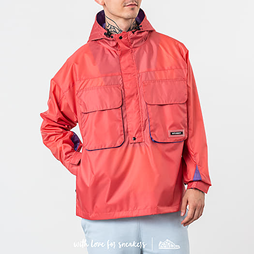 Jackets Stussy Drift Pullover Jacket Pink Footshop