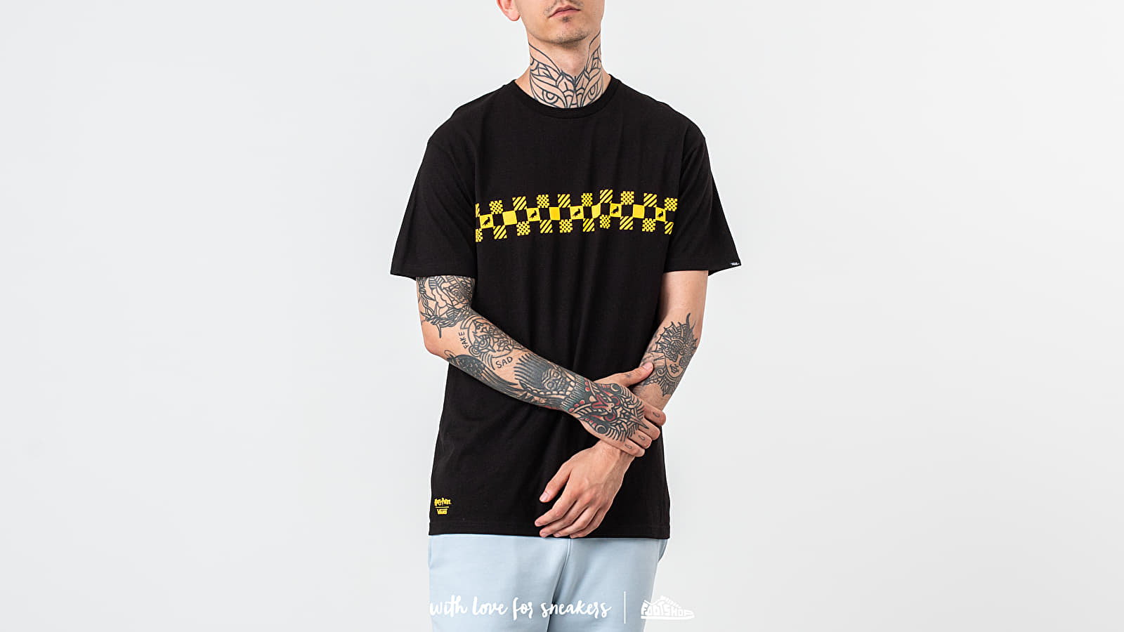 Trička Vans x Harry Potter Hufflepuff Tee Black